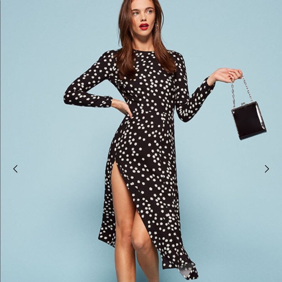 reformation floral vanessa dress